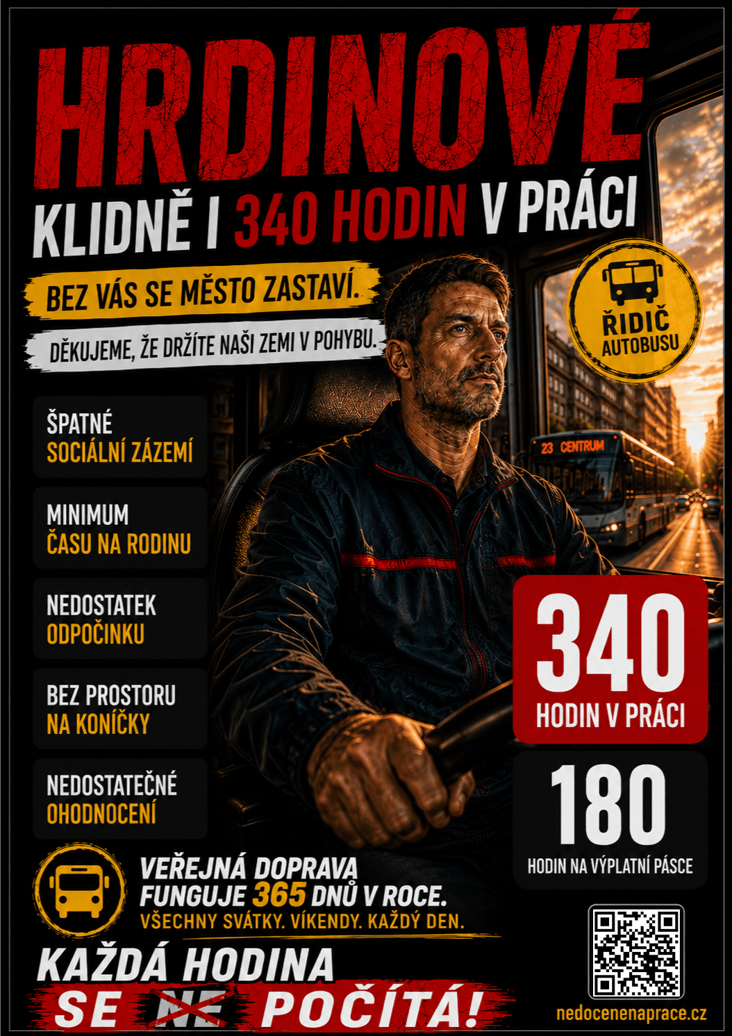Hrdina – 340 hodin v práci
