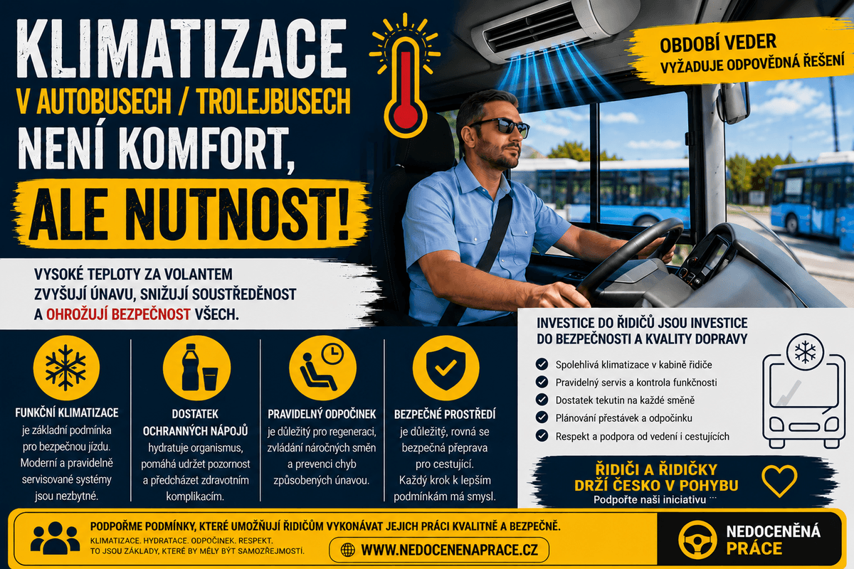 Leták: Klimatizace není komfort, ale nutnost