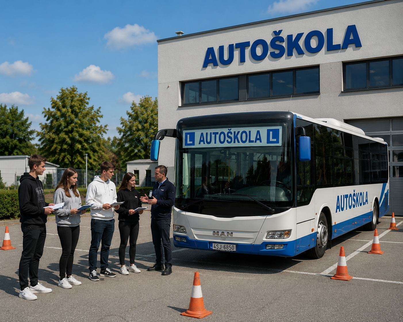 Autobus – autoškola